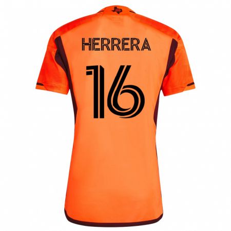 Kandiny Muži Héctor Herrera #16 Oranžová Dresy Hazai Csapatmez 2023/24 Triĭká