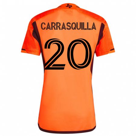 Kandiny Muži Adalberto Carrasquilla #20 Oranžová Dresy Hazai Csapatmez 2023/24 Triĭká