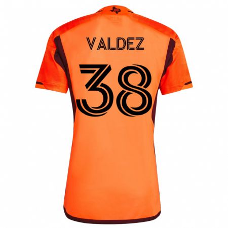 Kandiny Muži Xavier Valdez #38 Oranžová Dresy Hazai Csapatmez 2023/24 Triĭká