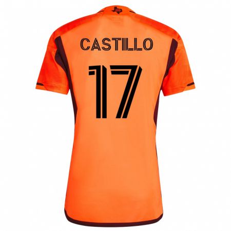 Kandiny Muži Joyner Castillo #17 Oranžová Dresy Hazai Csapatmez 2023/24 Triĭká
