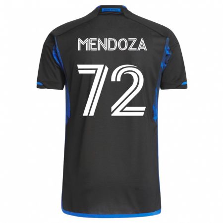 Kandiny Muži Edwyn Mendoza #72 Modrá Čierna Dresy Hazai Csapatmez 2023/24 Triĭká