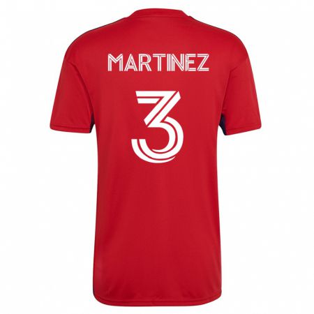 Kandiny Muži José Antonio Martínez #3 Červená Dresy Hazai Csapatmez 2023/24 Triĭká