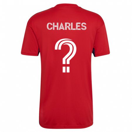 Kandiny Muži Ian Charles #0 Červená Dresy Hazai Csapatmez 2023/24 Triĭká