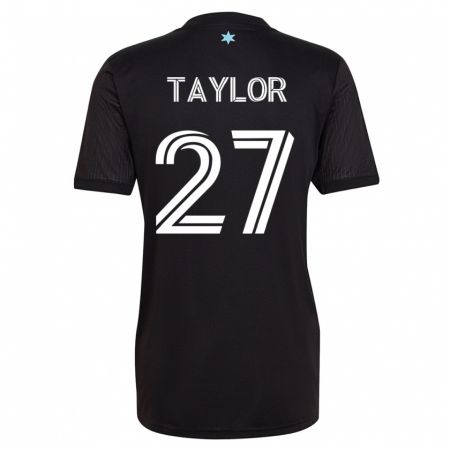 Kandiny Muži D.j. Taylor #27 Čierna Dresy Hazai Csapatmez 2023/24 Triĭká