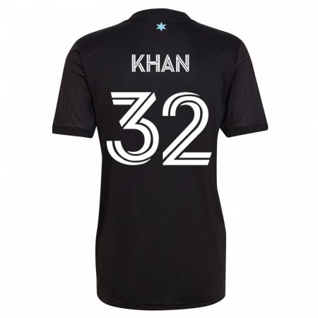 Kandiny Muži Molik Khan #32 Čierna Dresy Hazai Csapatmez 2023/24 Triĭká