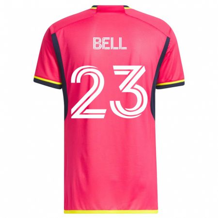 Kandiny Muži Jon Bell #23 Ružová Dresy Hazai Csapatmez 2023/24 Triĭká