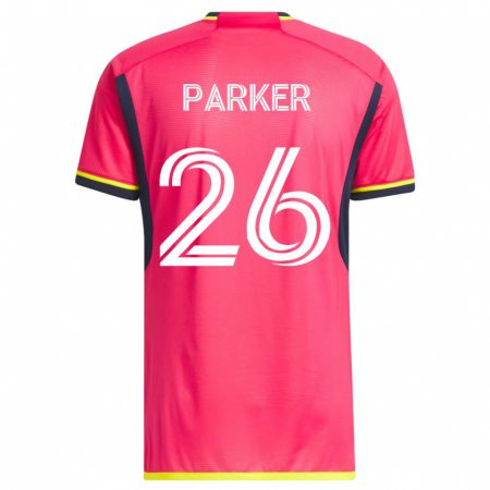 Kandiny Muži Tim Parker #26 Ružová Dresy Hazai Csapatmez 2023/24 Triĭká
