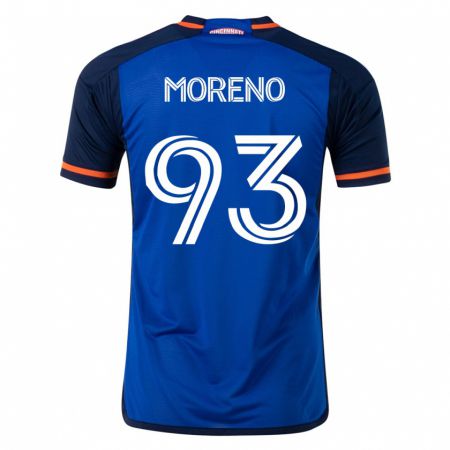 Kandiny Muži Júnior Moreno #93 Modrá Dresy Hazai Csapatmez 2023/24 Triĭká