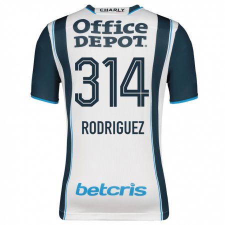 Kandiny Muži Alan Rodríguez #314 Námorníctvo Dresy Hazai Csapatmez 2023/24 Triĭká