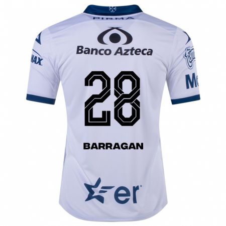 Kandiny Muži Martín Barragán #28 Biely Dresy Hazai Csapatmez 2023/24 Triĭká