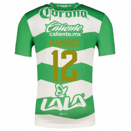 Kandiny Muži Santiago Ramírez #12 Zelená Dresy Hazai Csapatmez 2023/24 Triĭká
