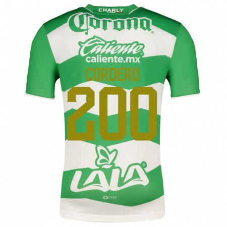 Kandiny Muži Mario Cordero #200 Zelená Dresy Hazai Csapatmez 2023/24 Triĭká