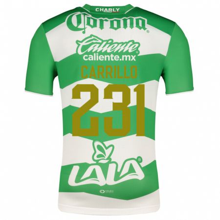 Kandiny Muži Ángel Carrillo #231 Zelená Dresy Hazai Csapatmez 2023/24 Triĭká