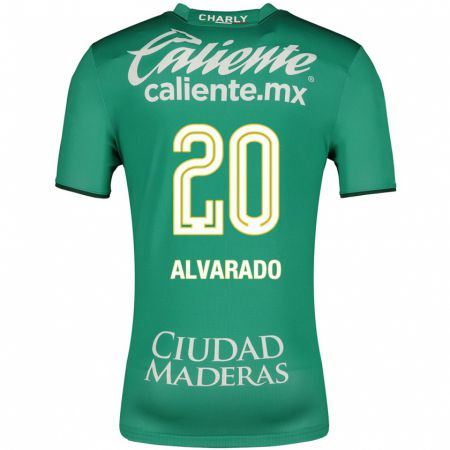 Kandiny Muži Alfonso Alvarado #20 Zelená Dresy Hazai Csapatmez 2023/24 Triĭká