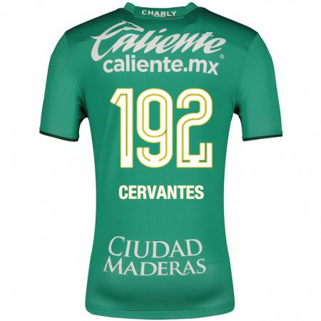 Kandiny Muži Luis Cervantes #192 Zelená Dresy Hazai Csapatmez 2023/24 Triĭká