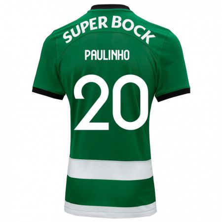 Kandiny Muži Paulinho #20 Zelená Dresy Hazai Csapatmez 2023/24 Triĭká