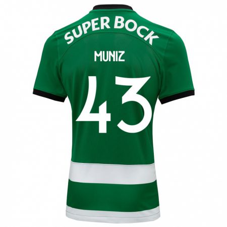 Kandiny Muži João Muniz #43 Zelená Dresy Hazai Csapatmez 2023/24 Triĭká