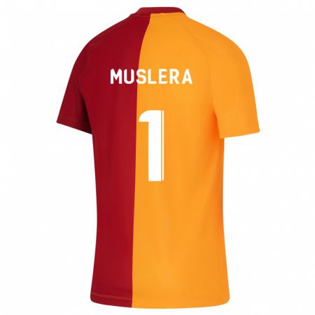 Kandiny Muži Fernando Muslera #1 Oranžová Dresy Hazai Csapatmez 2023/24 Triĭká
