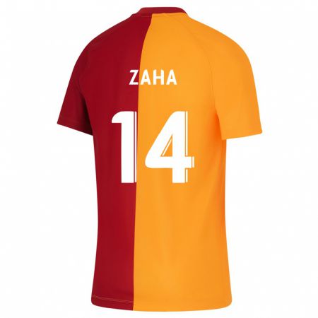 Kandiny Muži Wilfried Zaha #14 Oranžová Dresy Hazai Csapatmez 2023/24 Triĭká
