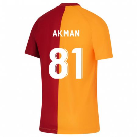 Kandiny Muži Hamza Akman #81 Oranžová Dresy Hazai Csapatmez 2023/24 Triĭká