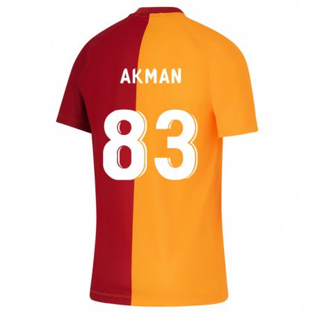 Kandiny Muži Efe Akman #83 Oranžová Dresy Hazai Csapatmez 2023/24 Triĭká