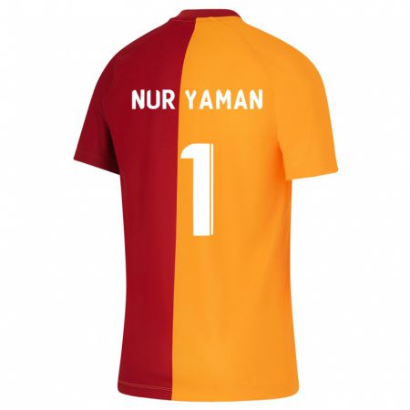 Kandiny Muži Gamze Nur Yaman #1 Oranžová Dresy Hazai Csapatmez 2023/24 Triĭká