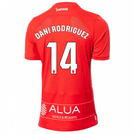 Kandiny Muži Dani Rodríguez #14 Červená Dresy Hazai Csapatmez 2023/24 Triĭká