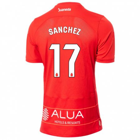 Kandiny Muži Avelino Sánchez #17 Červená Dresy Hazai Csapatmez 2023/24 Triĭká