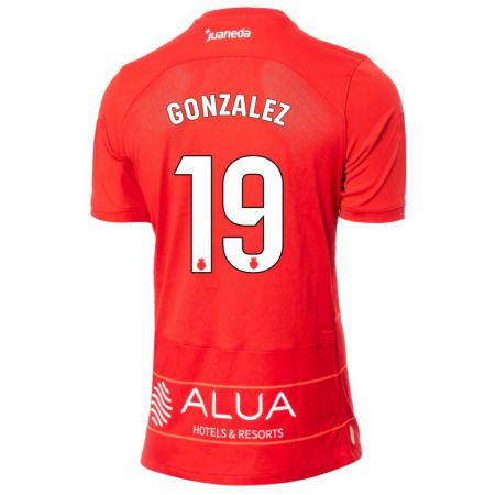 Kandiny Muži Adrià González #19 Červená Dresy Hazai Csapatmez 2023/24 Triĭká