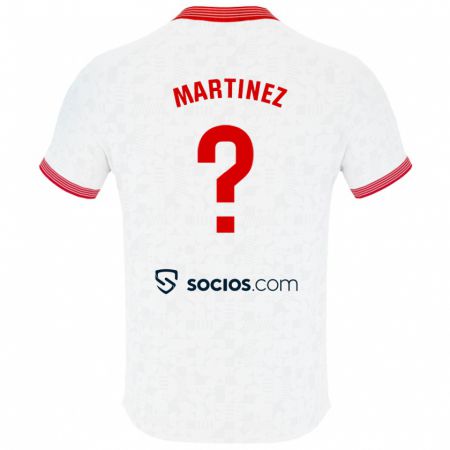 Kandiny Muži Mario Martínez #0 Biely Dresy Hazai Csapatmez 2023/24 Triĭká
