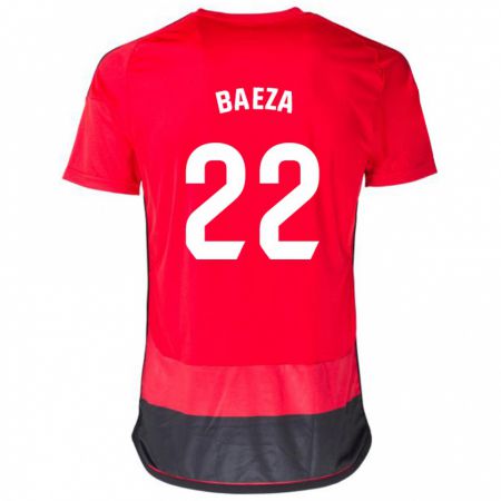 Kandiny Muži Miguel Baeza #22 Červená Čierna Dresy Hazai Csapatmez 2023/24 Triĭká