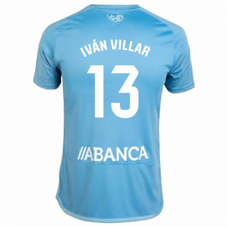 Kandiny Muži Iván Villar #13 Modrá Dresy Hazai Csapatmez 2023/24 Triĭká