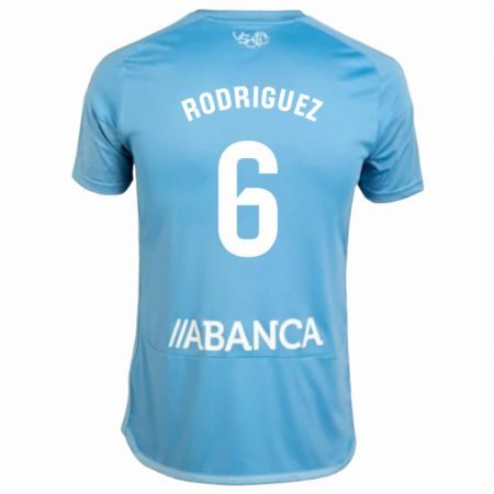 Kandiny Muži Damián Rodríguez #6 Modrá Dresy Hazai Csapatmez 2023/24 Triĭká