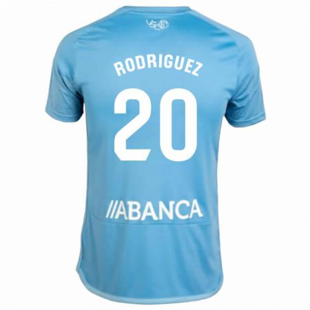Kandiny Muži Javi Rodríguez #20 Modrá Dresy Hazai Csapatmez 2023/24 Triĭká