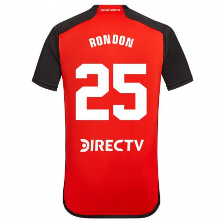 Kandiny Muži Salomón Rondón #25 Červená Dresy Idegenbeli Csapatmez 2023/24 Triĭká