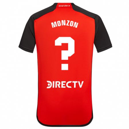 Kandiny Muži Lucas Monzón #0 Červená Dresy Idegenbeli Csapatmez 2023/24 Triĭká