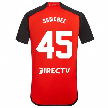 Kandiny Muži Sebastián Sánchez #45 Červená Dresy Idegenbeli Csapatmez 2023/24 Triĭká