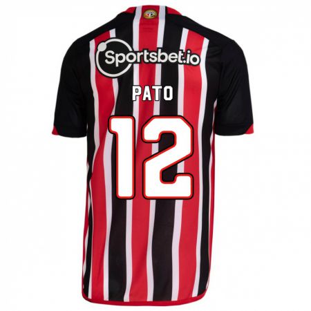 Kandiny Muži Alexandre Pato #12 Modrá Červená Dresy Idegenbeli Csapatmez 2023/24 Triĭká