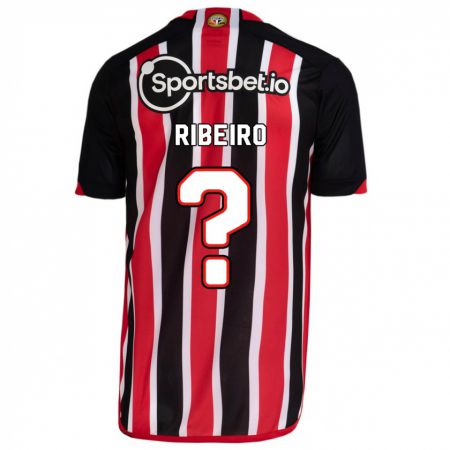 Kandiny Muži Thiago Ribeiro #0 Modrá Červená Dresy Idegenbeli Csapatmez 2023/24 Triĭká