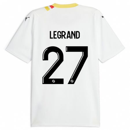 Kandiny Muži Bérénice Legrand #27 Čierna Dresy Idegenbeli Csapatmez 2023/24 Triĭká