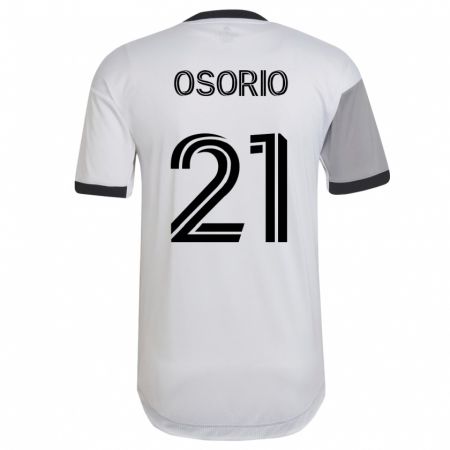 Kandiny Muži Jonathan Osorio #21 Biely Dresy Idegenbeli Csapatmez 2023/24 Triĭká