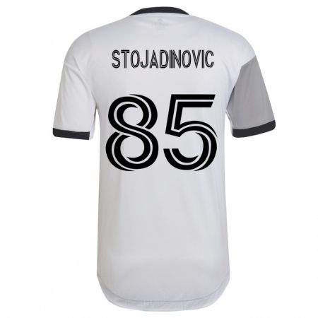 Kandiny Muži Marko Stojadinovic #85 Biely Dresy Idegenbeli Csapatmez 2023/24 Triĭká