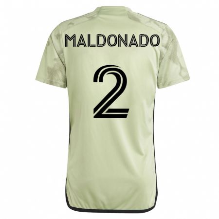 Kandiny Muži Denil Maldonado #2 Zelená Dresy Idegenbeli Csapatmez 2023/24 Triĭká