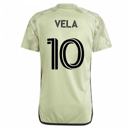 Kandiny Muži Carlos Vela #10 Zelená Dresy Idegenbeli Csapatmez 2023/24 Triĭká