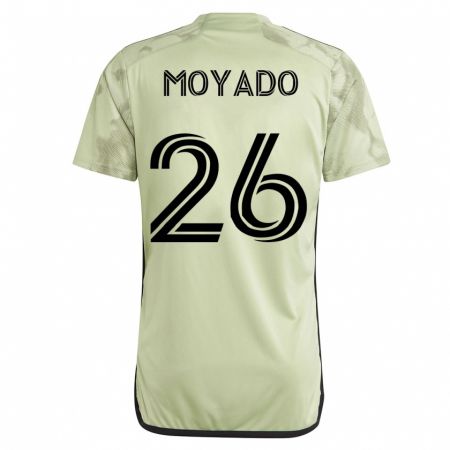 Kandiny Muži Bryan Moyado #26 Zelená Dresy Idegenbeli Csapatmez 2023/24 Triĭká
