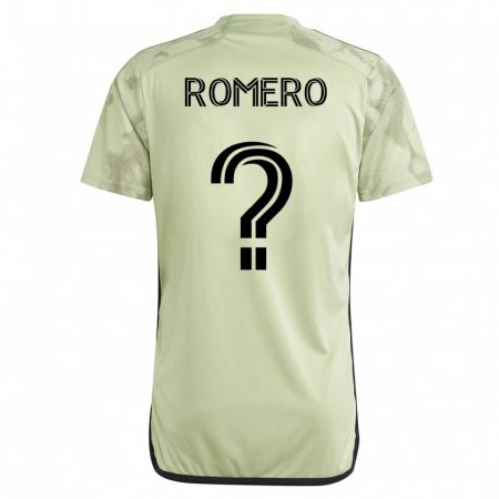 Kandiny Muži James Romero #0 Zelená Dresy Idegenbeli Csapatmez 2023/24 Triĭká