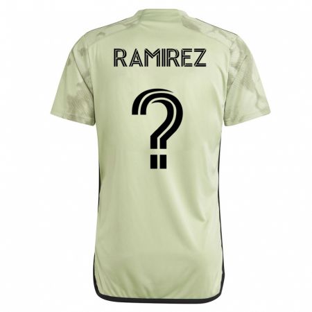 Kandiny Muži Dennis Ramirez #0 Zelená Dresy Idegenbeli Csapatmez 2023/24 Triĭká