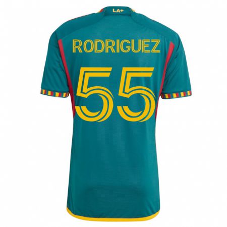 Kandiny Muži Diego Rodriguez #55 Zelená Dresy Idegenbeli Csapatmez 2023/24 Triĭká