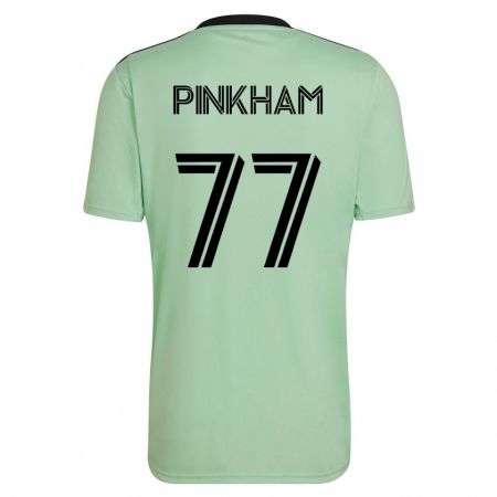 Kandiny Muži Chris Pinkham #77 Svetlo Zelená Dresy Idegenbeli Csapatmez 2023/24 Triĭká