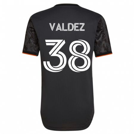 Kandiny Muži Xavier Valdez #38 Čierna Dresy Idegenbeli Csapatmez 2023/24 Triĭká